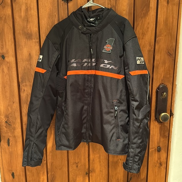 Harley Davidson Men's Textile Weatherproof Riding Jacket size XL
